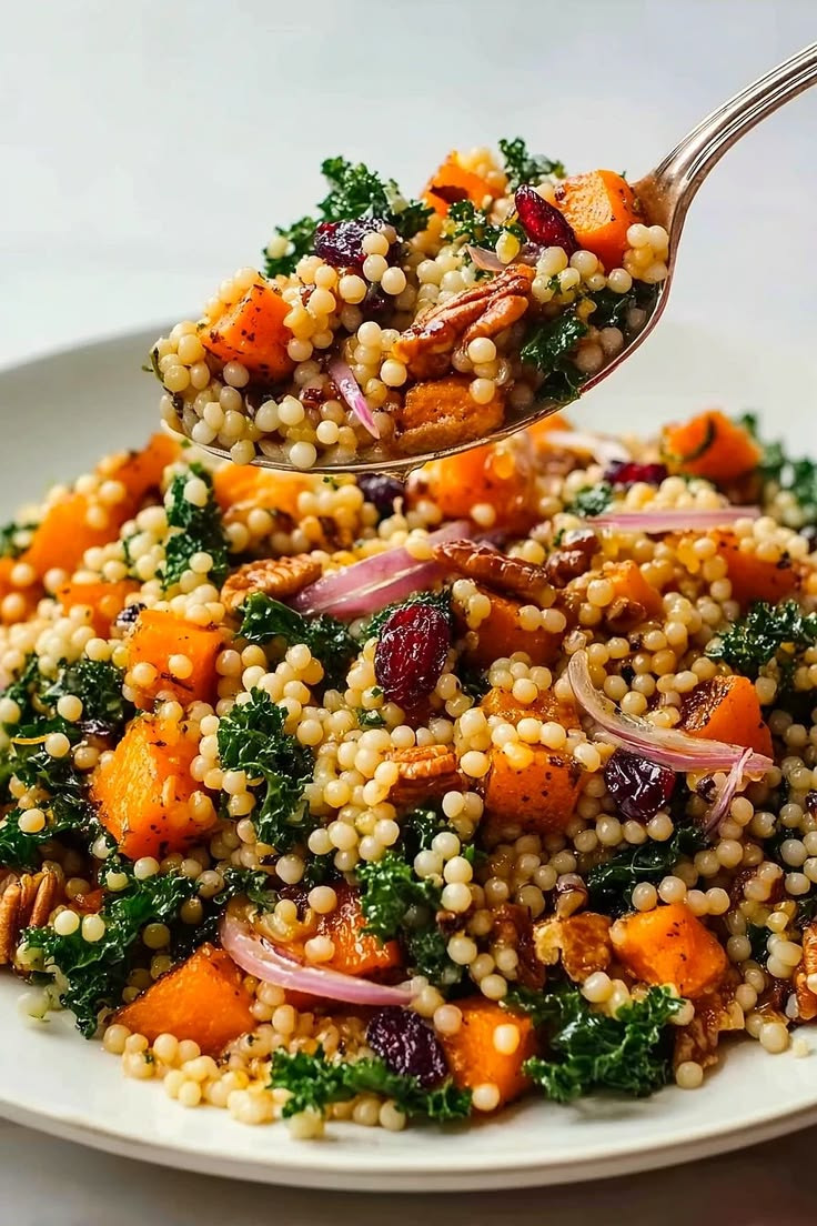 Vegetarian dish prepared by Carla