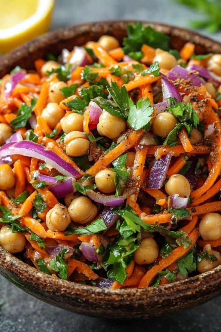Vegetarian dish prepared by Carla